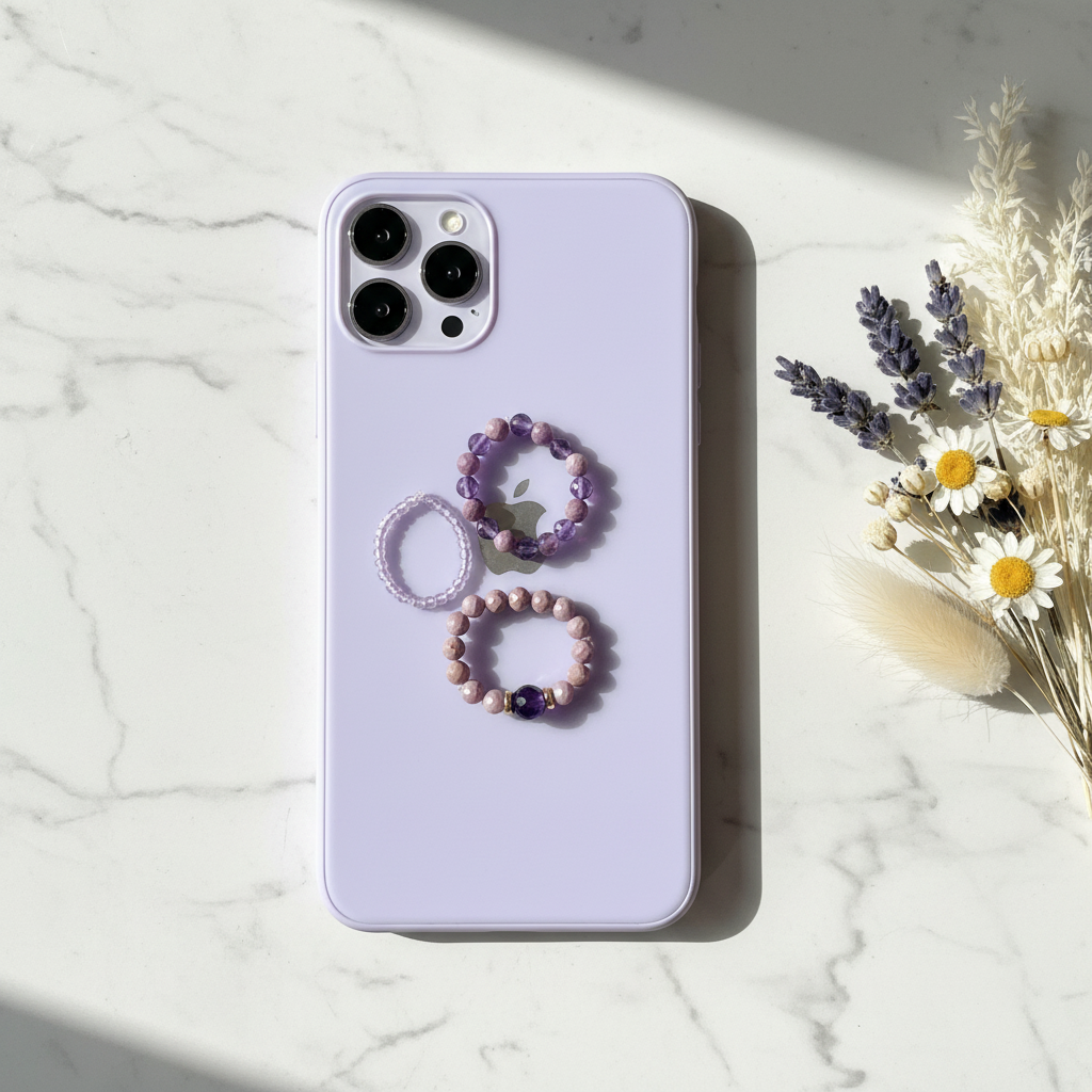 Amethyst Crystal Stretch Band — Wear Anywhere