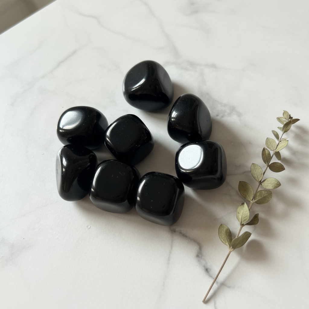 Black Obsidian Tumble (50 Gms)