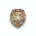 Alashan Agate Lion Carving mi