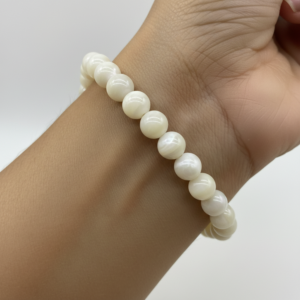 Mother of Pearl Bracelet | 8 mm