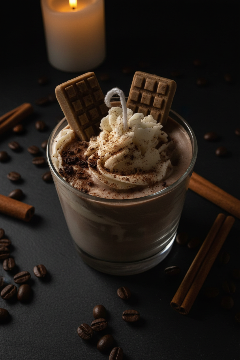 Hot Chocolate Dessert Candle