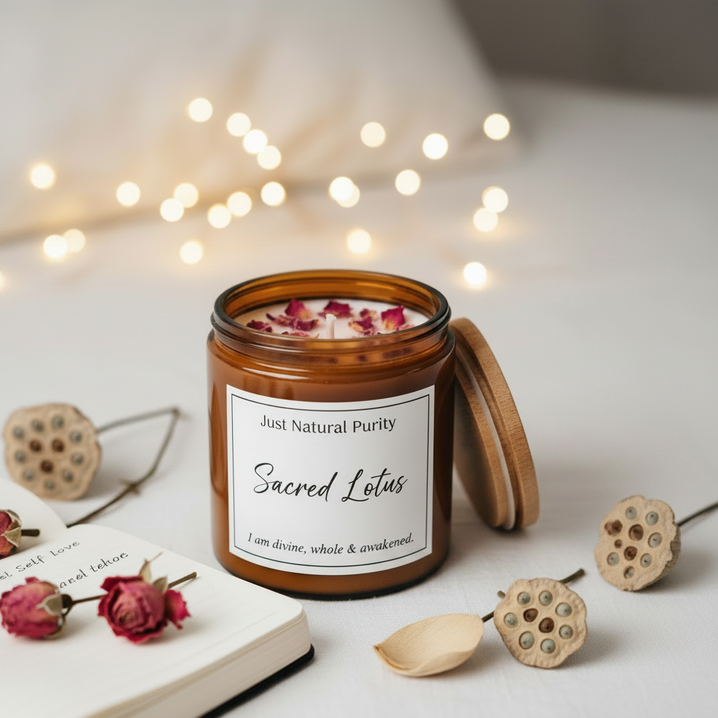 Sacred Lotus — Scented Soy Candle