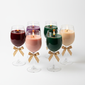 Wine Glass Candles - Just Natural Purity