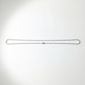 Silver Ball Bead Pendant Chain Necklace