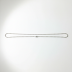 Silver Ball Bead Pendant Chain Necklace