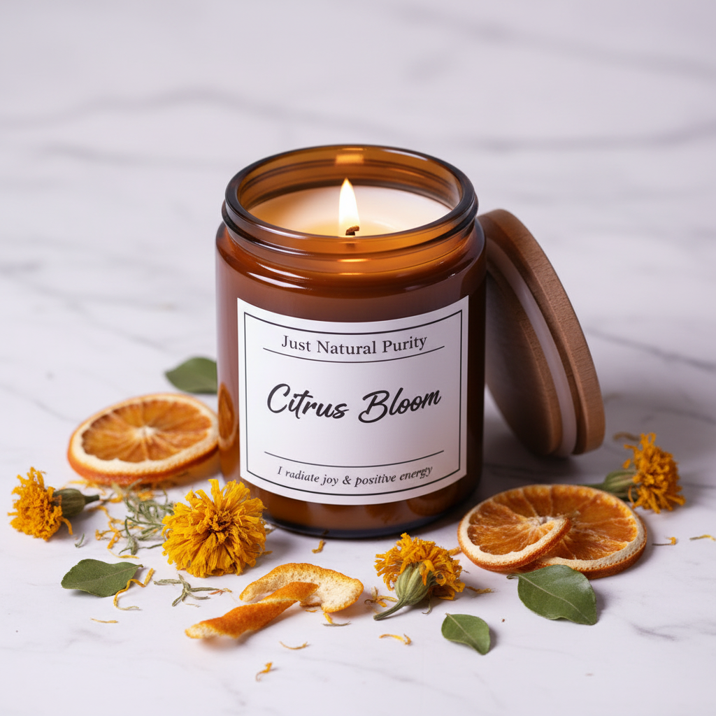 Citrus Bloom — Scented Soy Candlenevigate