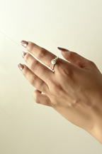 Rainbow Moonstone Ring Small