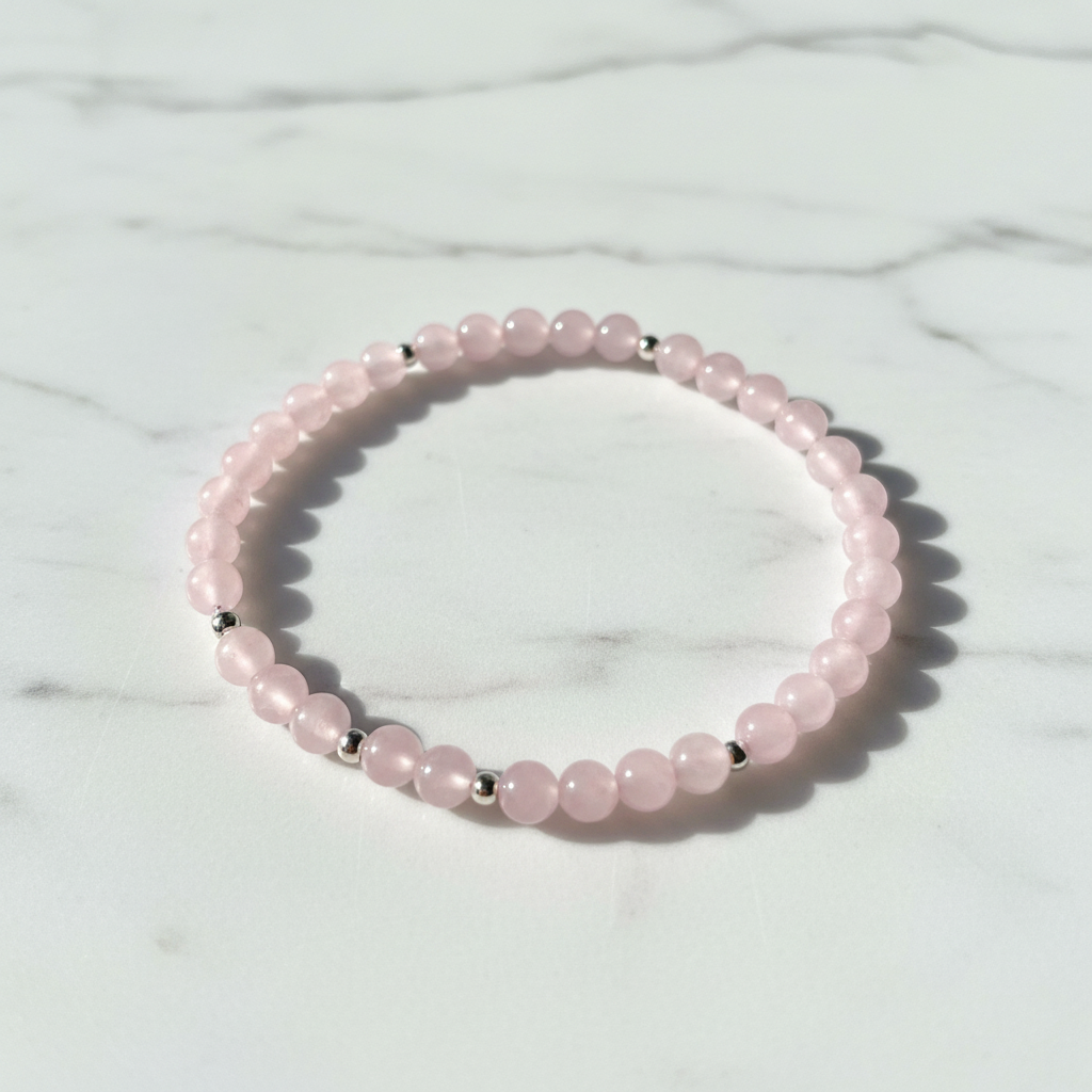 Rose Quartz Bracelet (4mm)