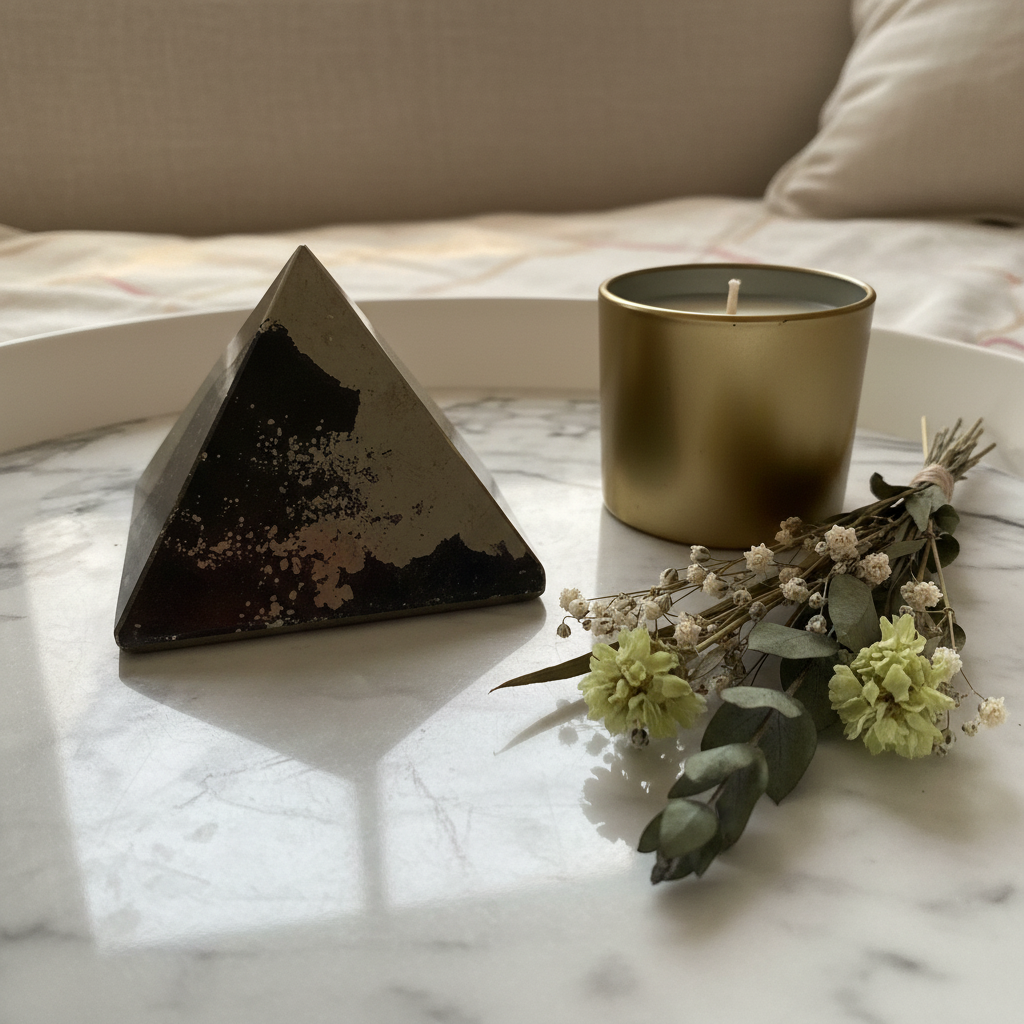 Pyrite Pyramid — Big | Abundance & Wealth Crystal