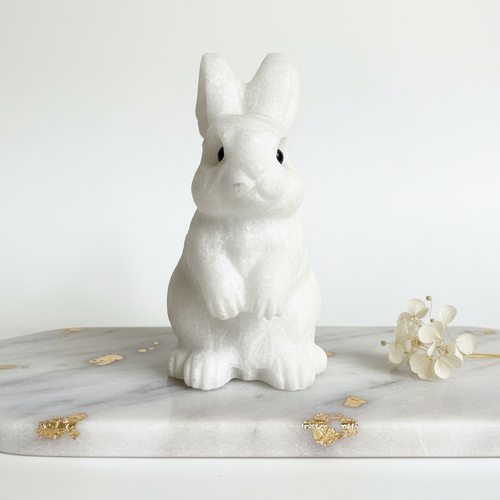 White Jade Rabbit (475 Gms)