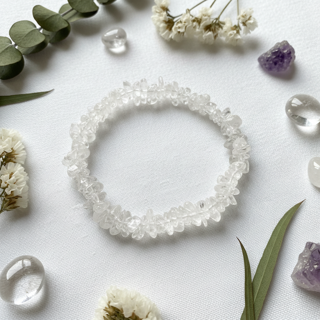 Clear Quartz Chips Bracelet