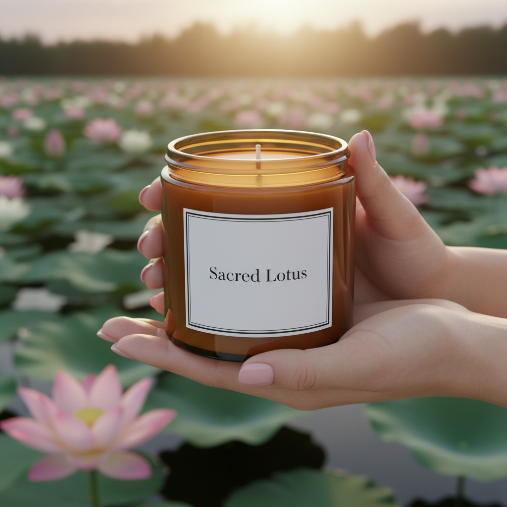 Sacred Lotus — Scented Soy Candle
