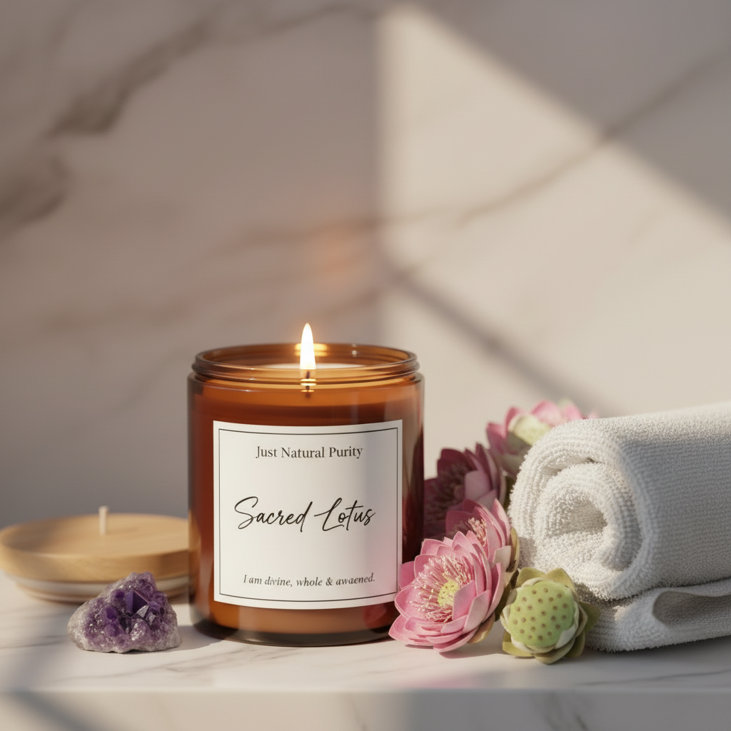 Sacred Lotus — Scented Soy Candle