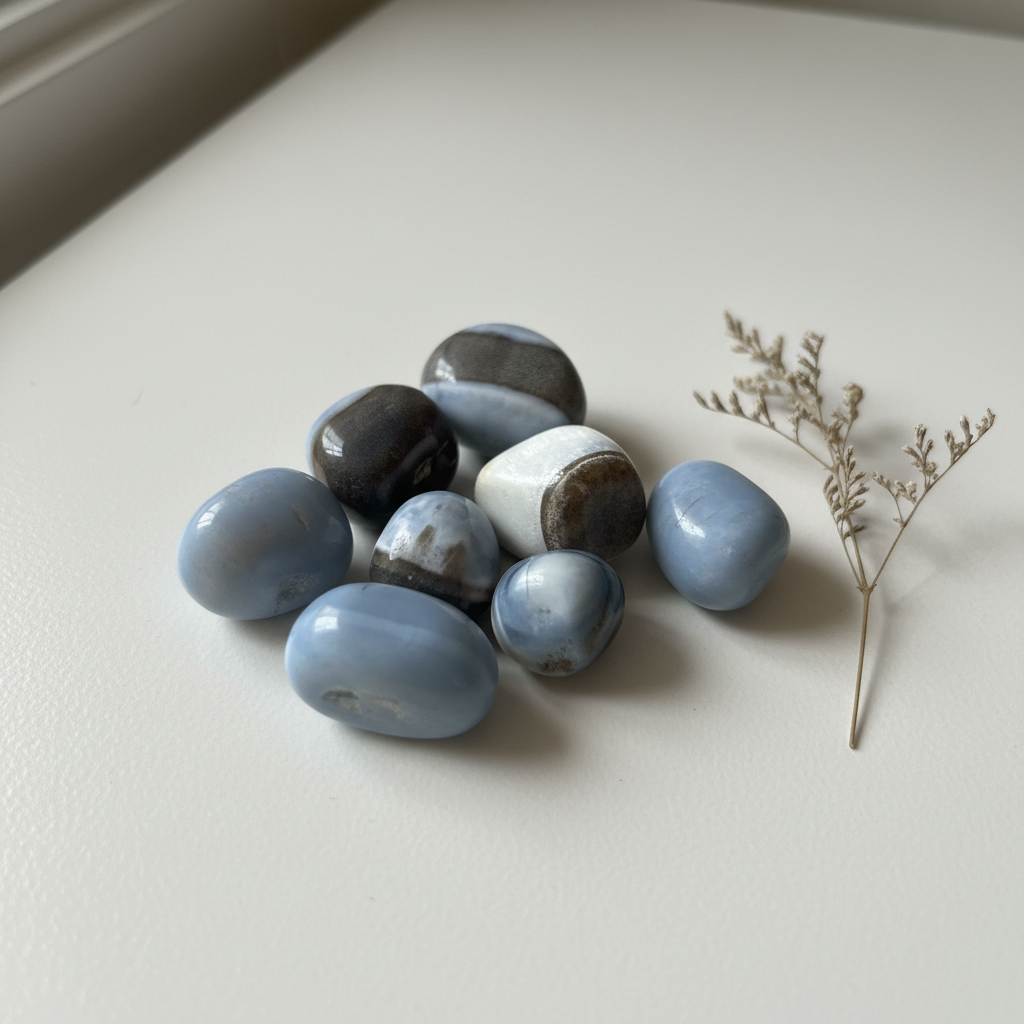 Blue Opal Tumble (1 pc)