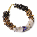 Protection Crystal Bracelet on clean white background