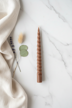 Spiral Twist Taper Candle ( 4 Pcs)