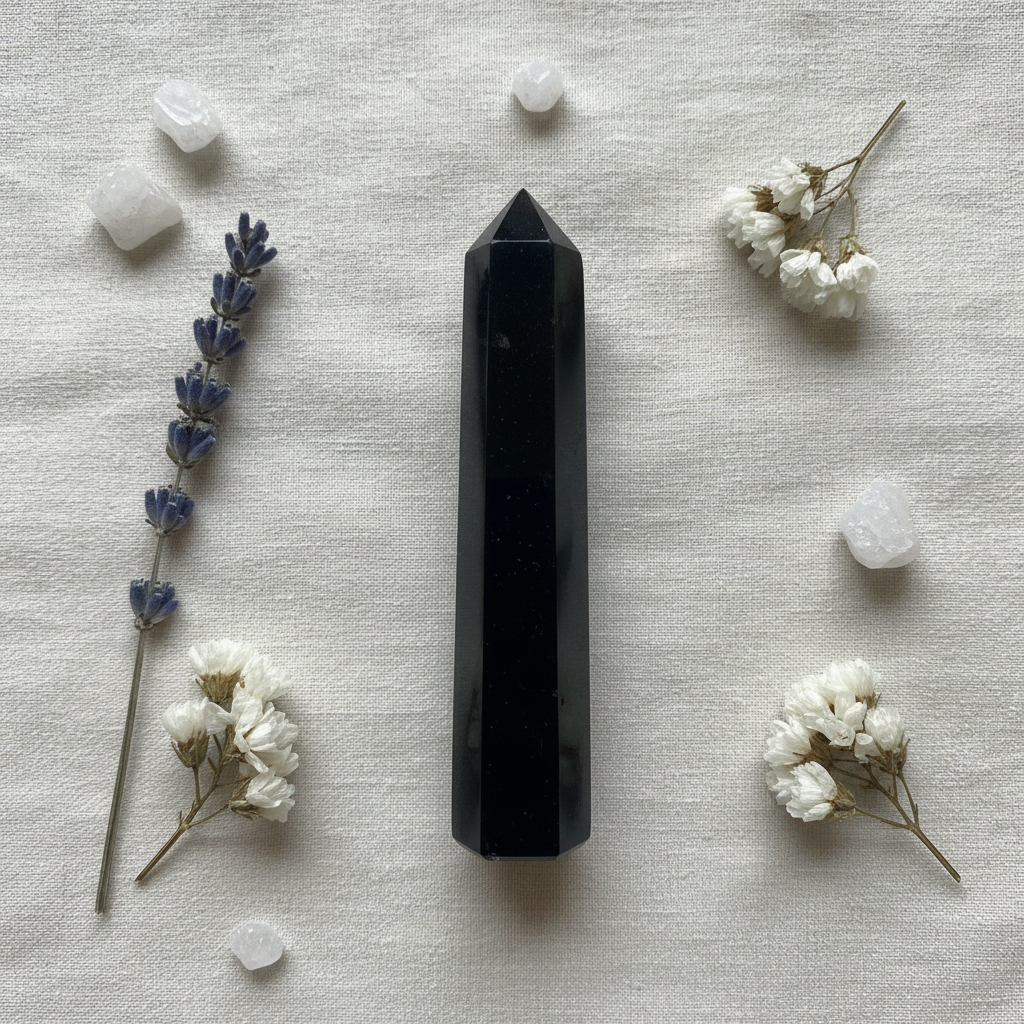 Black Tourmaline Pencil (4-4.5 inch)