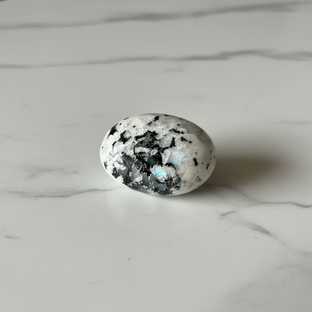 Rainbow Moonstone Palm Stone