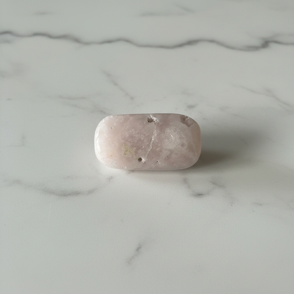 Pink Amethyst Palm Stone