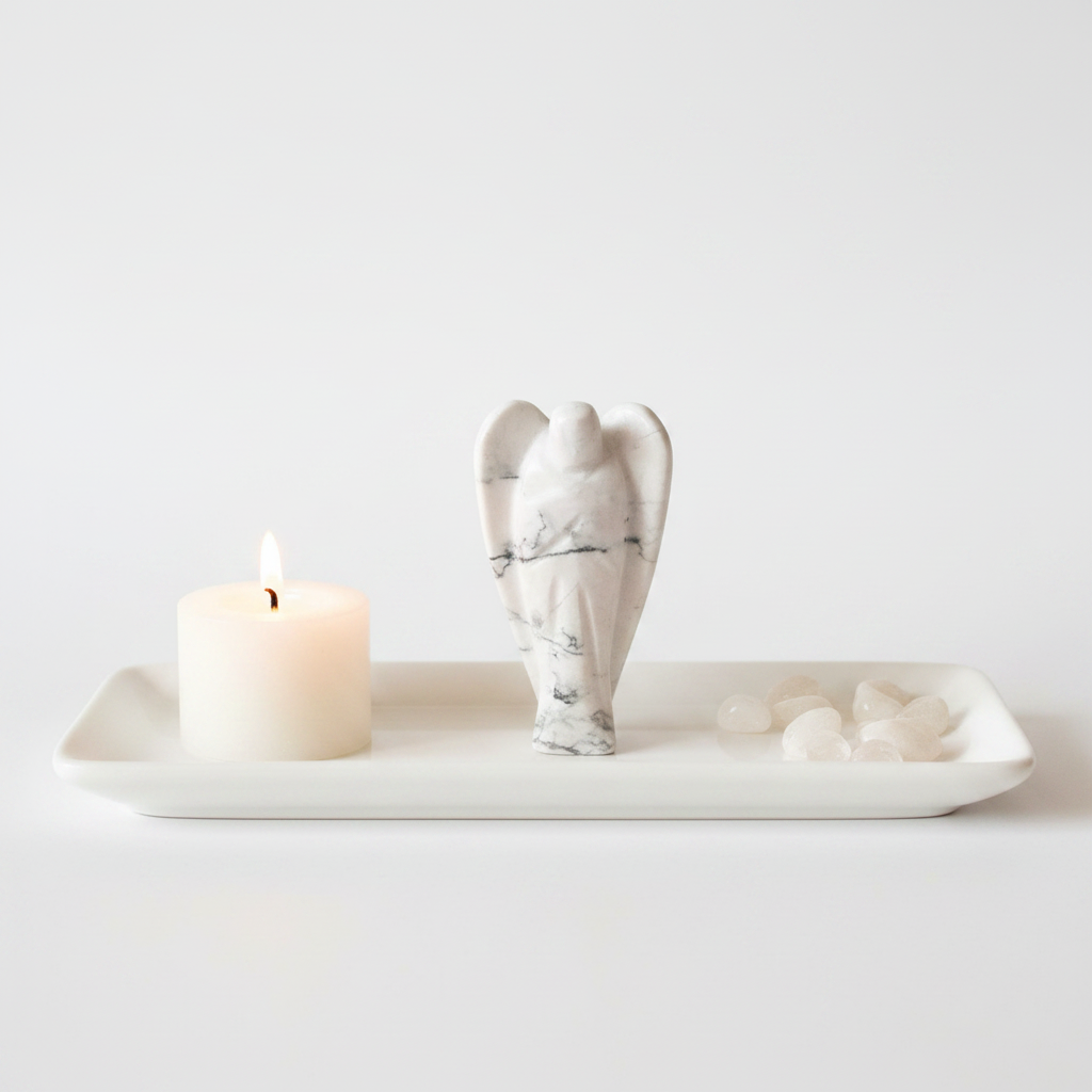 Howlite Angel | 3 Inch