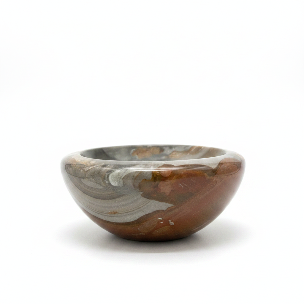 Polychrome Jasper Bowl | 550-600 gms