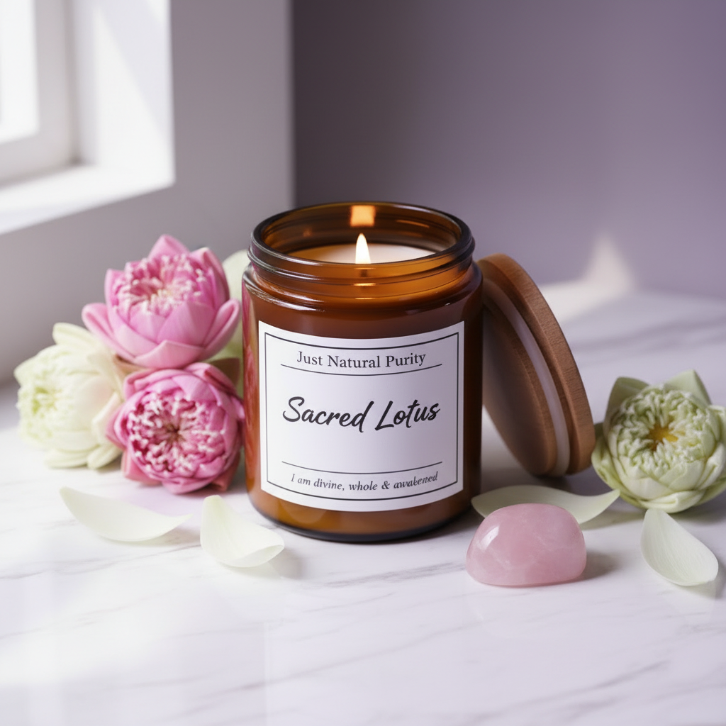 Sacred Lotus — Scented Soy Candle