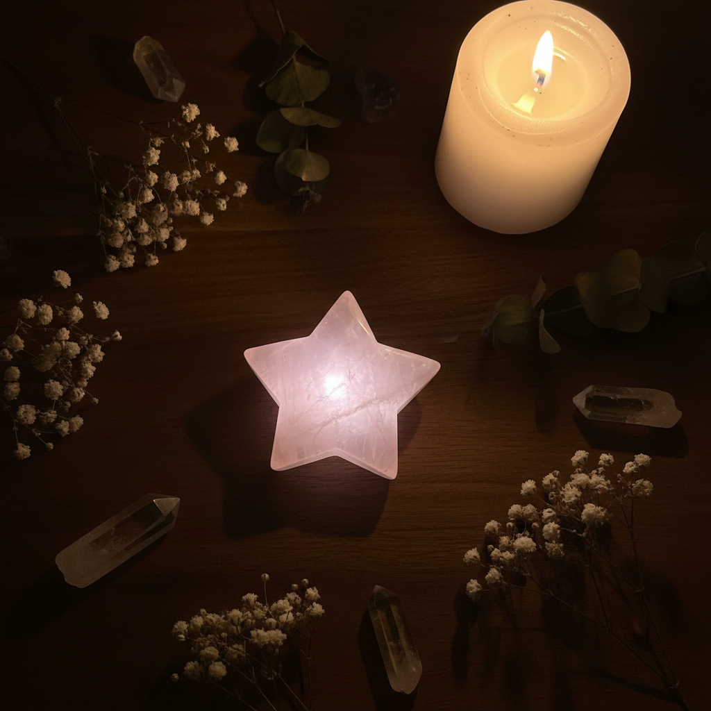 Rose Quartz Star