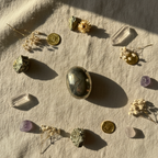 Pyrite Palm Stone