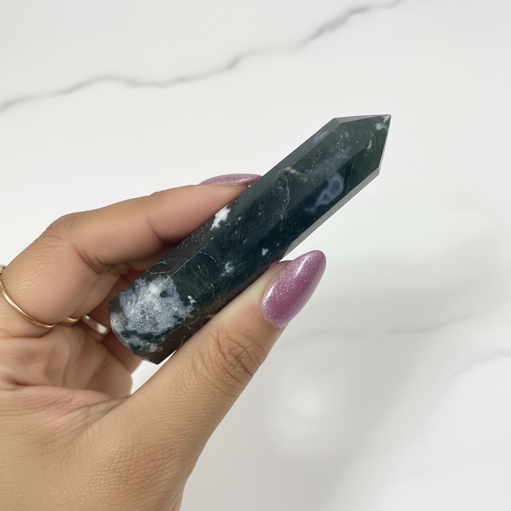 Moss Agate Pencil