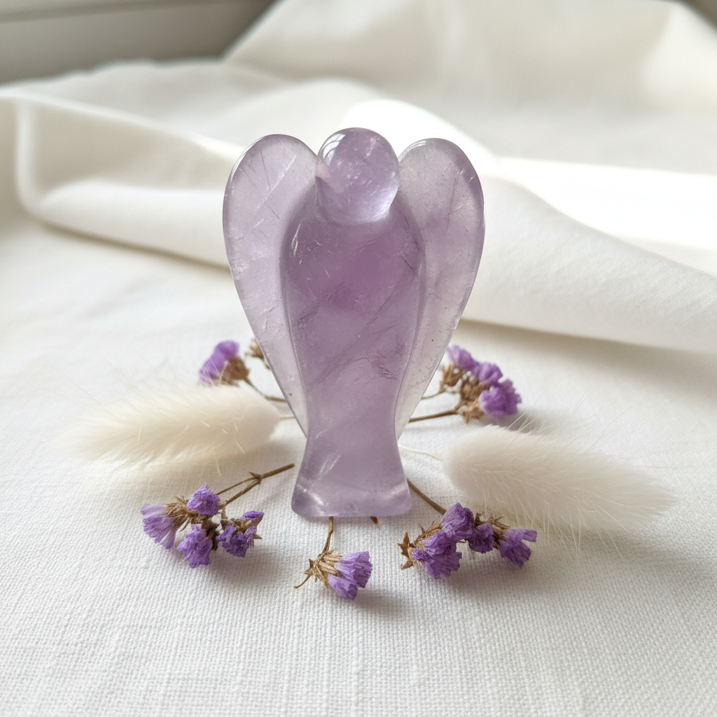 Amethyst Crystal Angel | 3 Inch