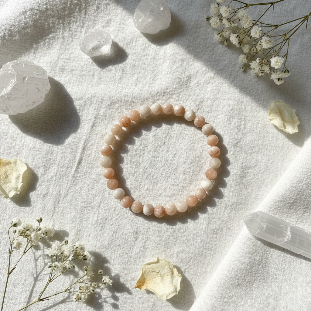 Peach Moonstone | 6 mm