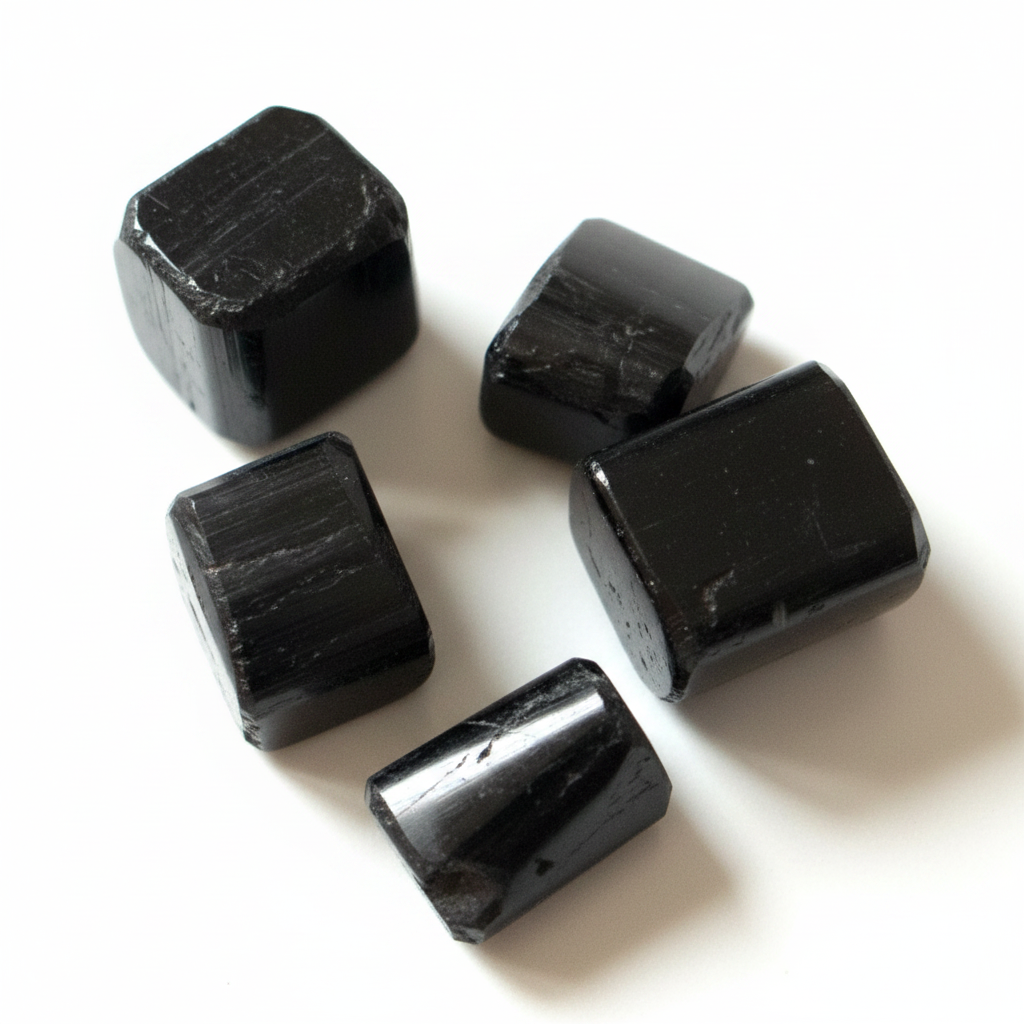 Black Tourmaline Tumble (50 Gms)