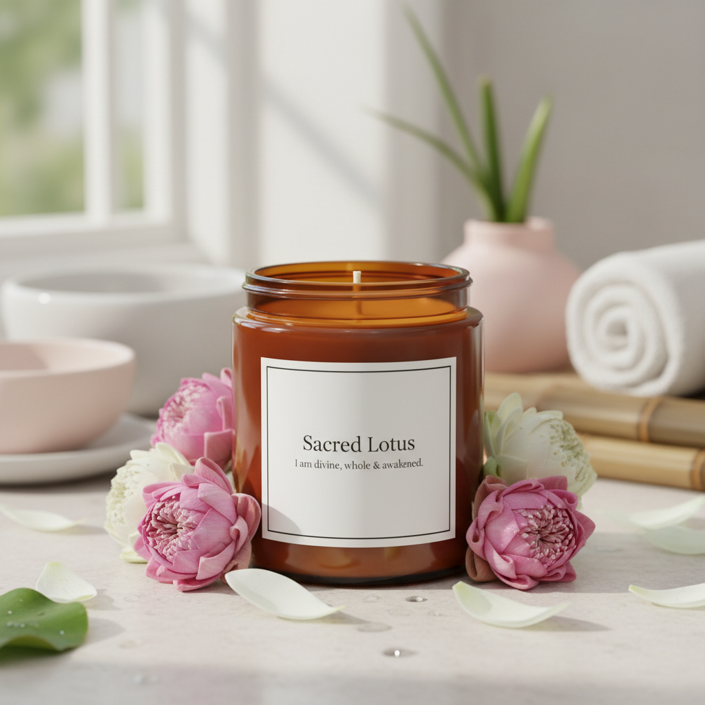 Sacred Lotus — Scented Soy Candle