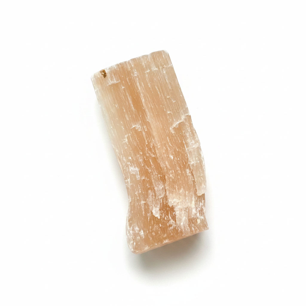 Orange Selenite Slab — approx. 3.5 inch