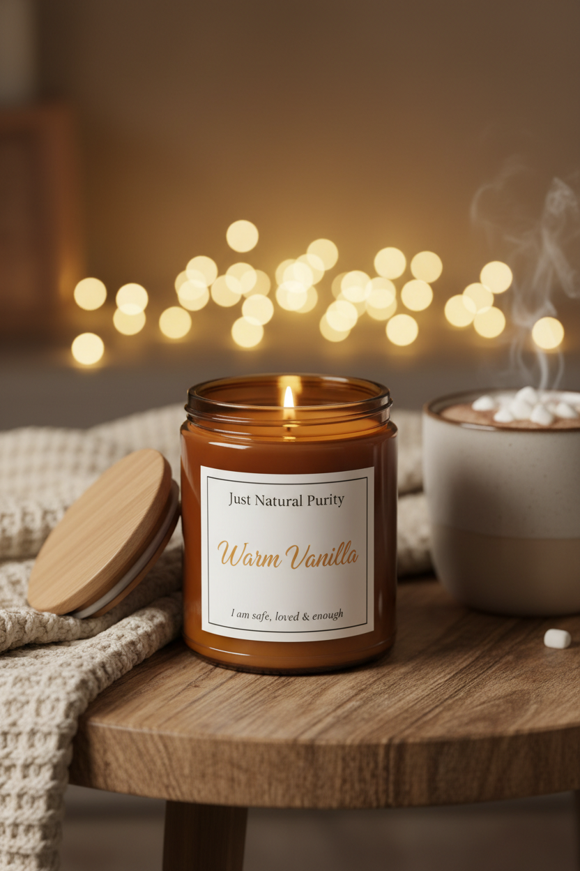Warm Vanilla — Scented Soy Candle