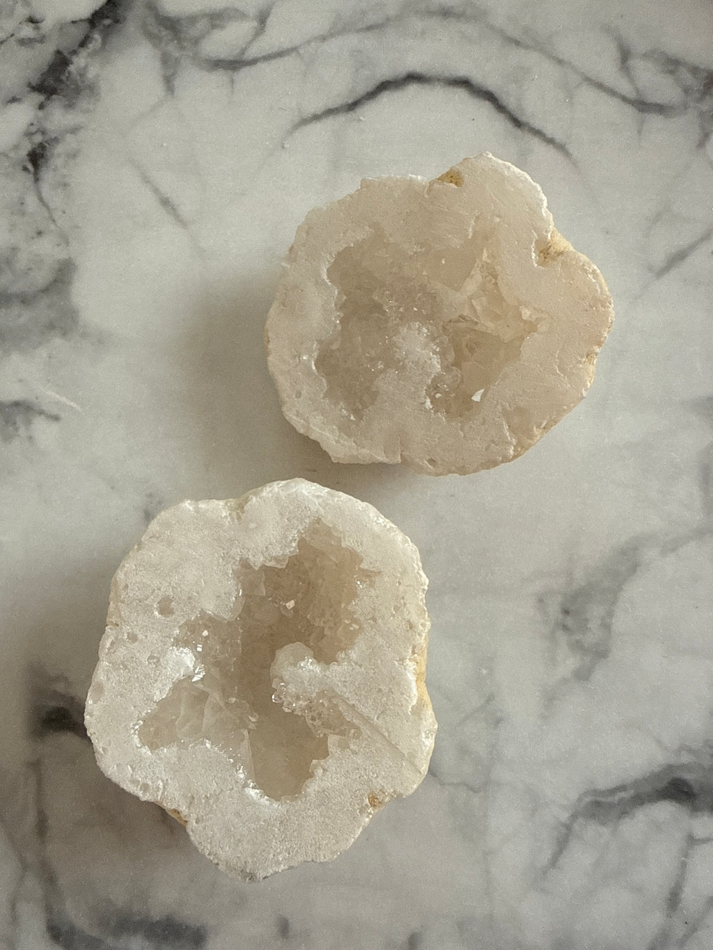 Small Geode — 2 Half Pieces