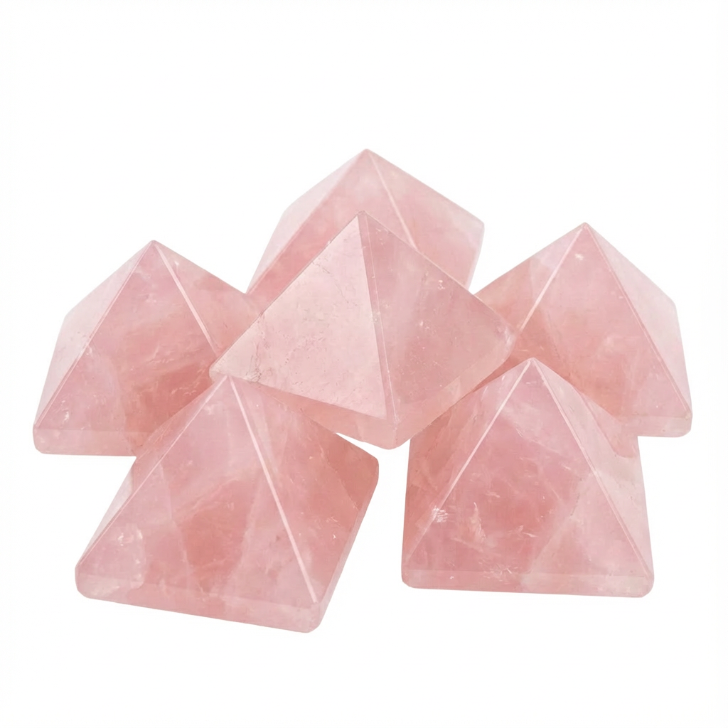 Rose Quartz Pyramid