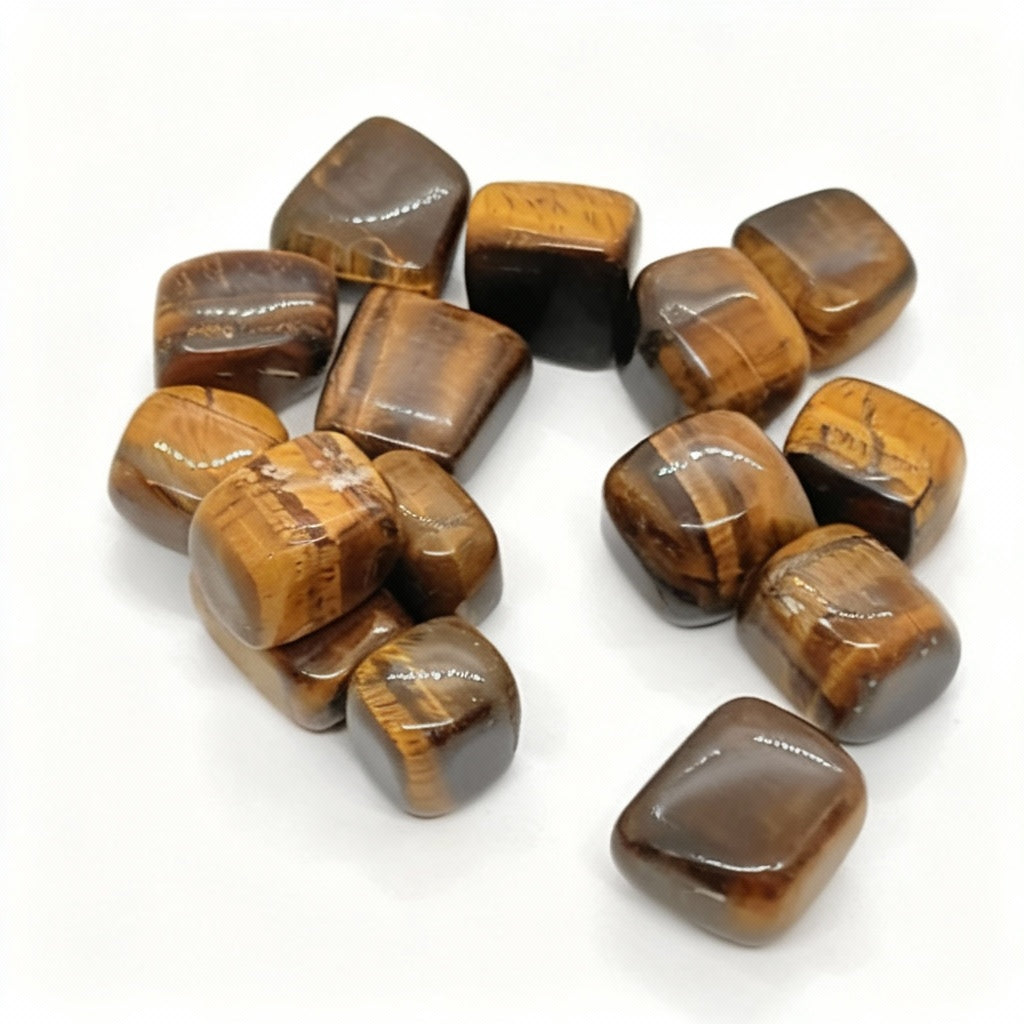 Tiger eye tumbles (250 gms)