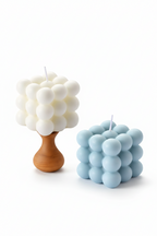 Triple cloud candle