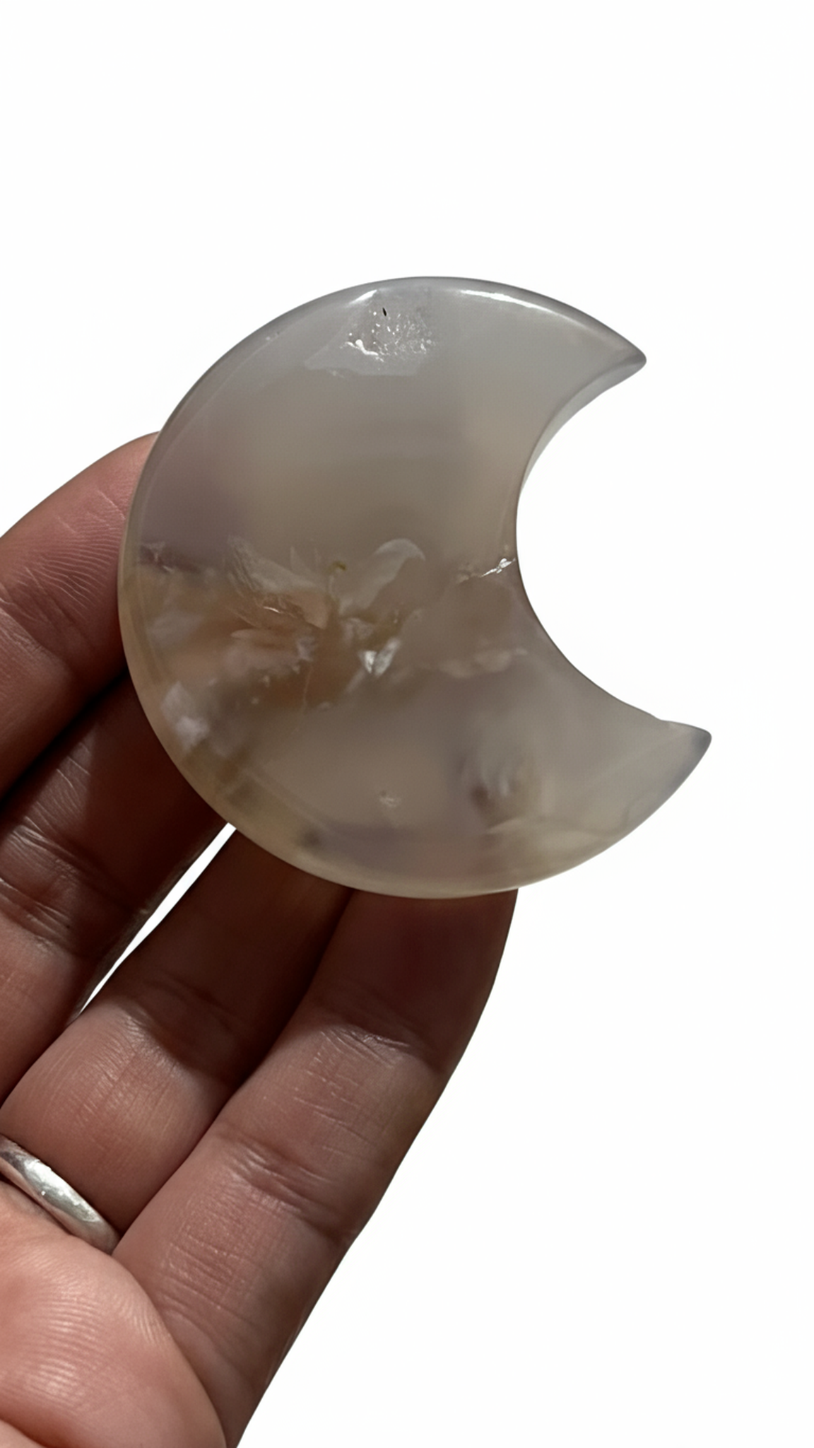 Flower Camelian Half Moon (20 - 40 Gms)