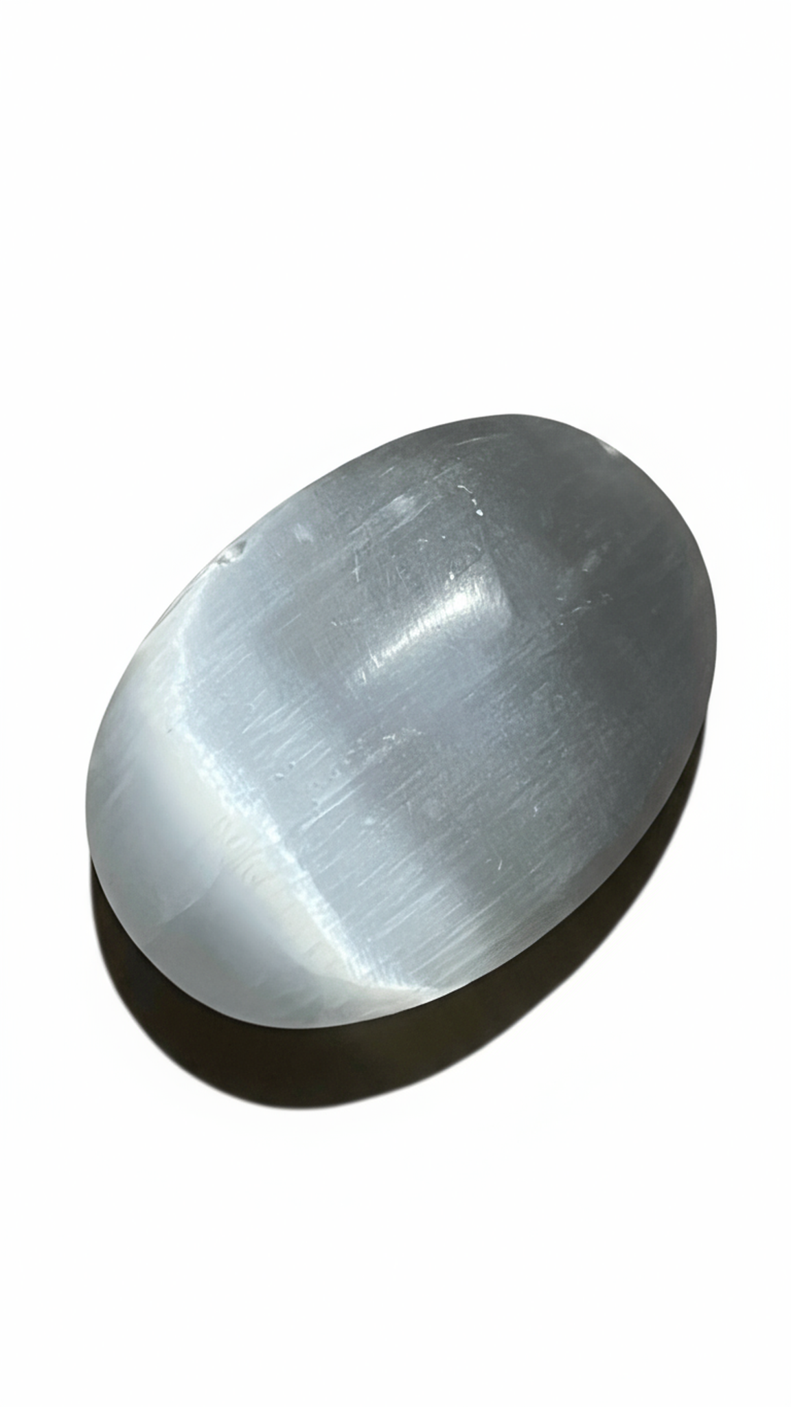 Selenite Palm Stone  (85 Gms)